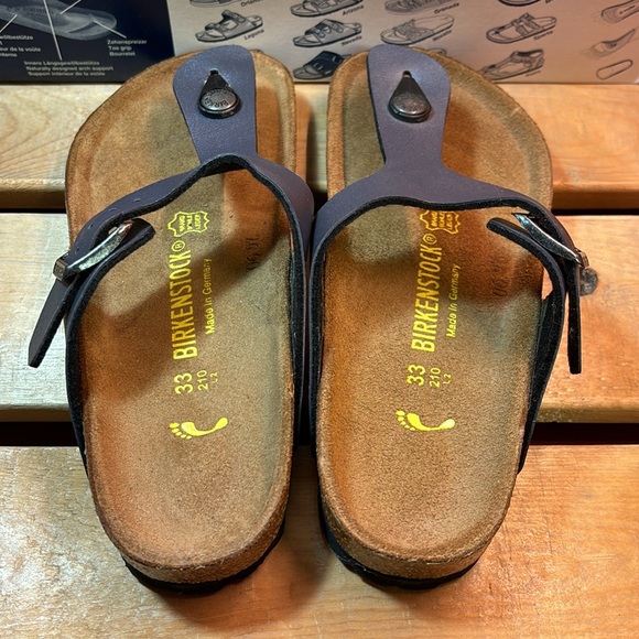 Birkenstock Kids Gizeh Sandals - Ice Pearl Onyx - Picture 3 of 7